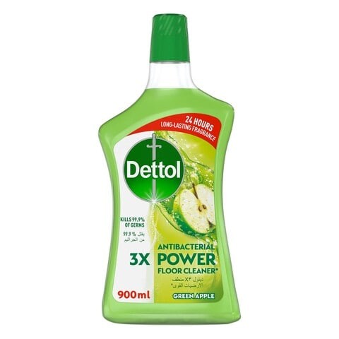 Dettol Power Floor Cleaner Green Apple 900ml