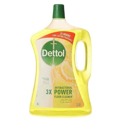 Dettol 3X Powerful Cleaner Lemon 3 Liter