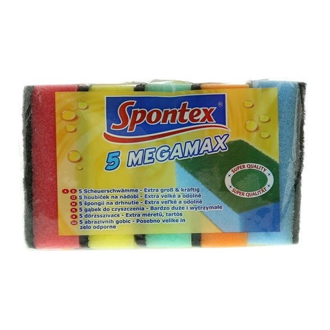 SPONTEX MEGAMAX SCOURER X5