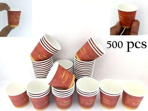 Sacopak 500 Pieces (10 Sets) 2.5 oz Paper Coffee Cups - Tea Cups & Coffee Mugs