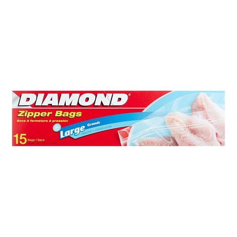 DIAMOND FREEZER BAGS LARGE 12X15S