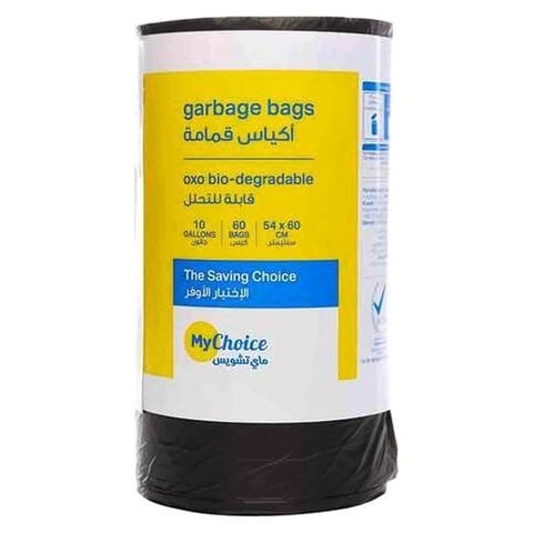 My Choice Trash Bags, 10 Gallons, 60 Bags