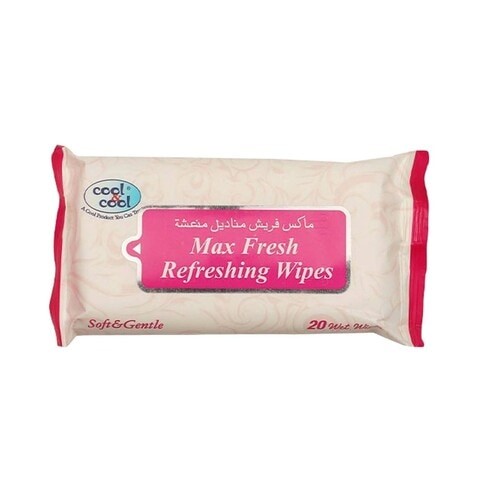 Wet Wipes Max Fresh 20 Pieces