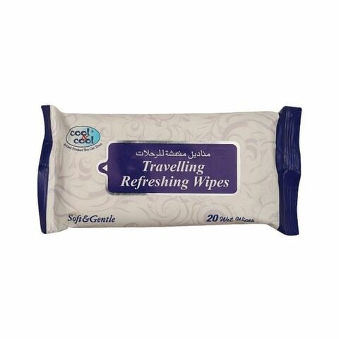 Cool Cool Travel Wet Wipes 20 Pieces