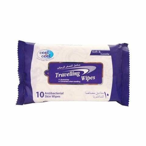 Cool & Cool Travel Wet Wipes 10 Pieces