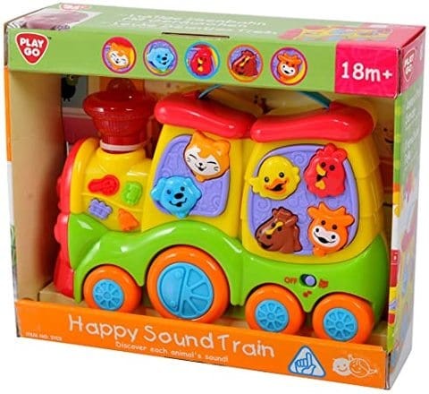 Happy Sound Train Toy by Playgo , Multi Color , 2102