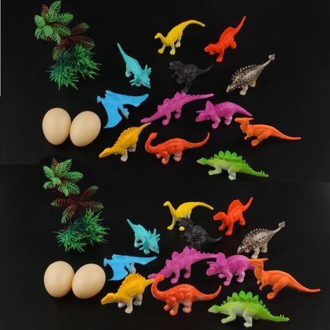 Year of the Dinosaur Toys Multicolored 32 Pieces