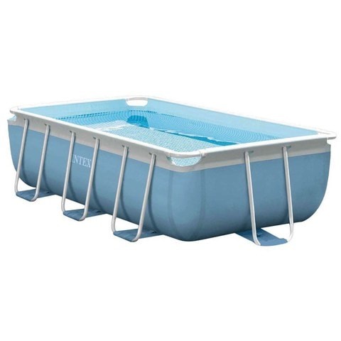 Intex Rectangular Prism Frame Pool Set 16ft X 8ft X 42in