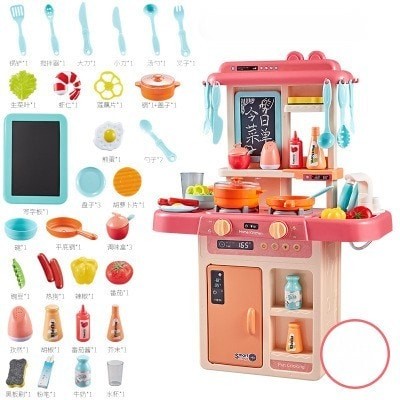 Pink Kitchen Play - 36 Pieces