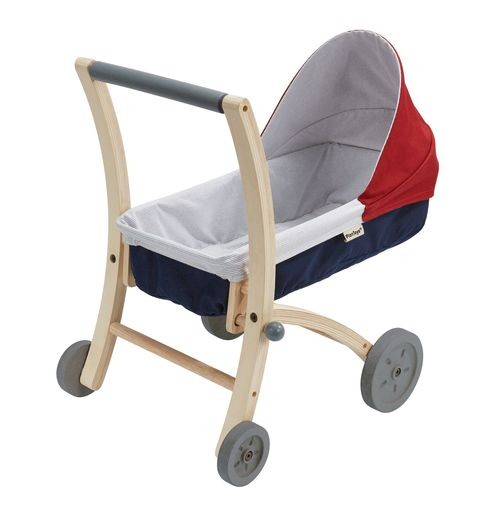 Plantoys Wooden Baby Stroller