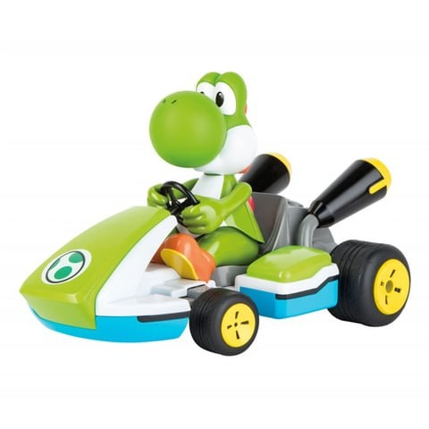 Carrera-R/C Mario Kart Yoshi Race Kart 1:16 , RC Mario Kart with Controller