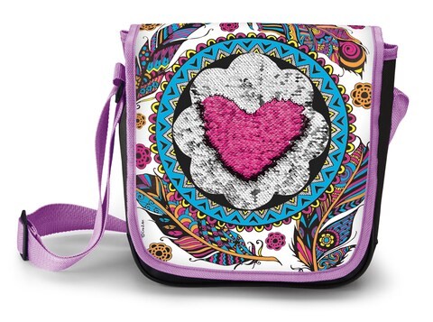 Shimmer N Sparkle Messenger Bag - Magic Sequin