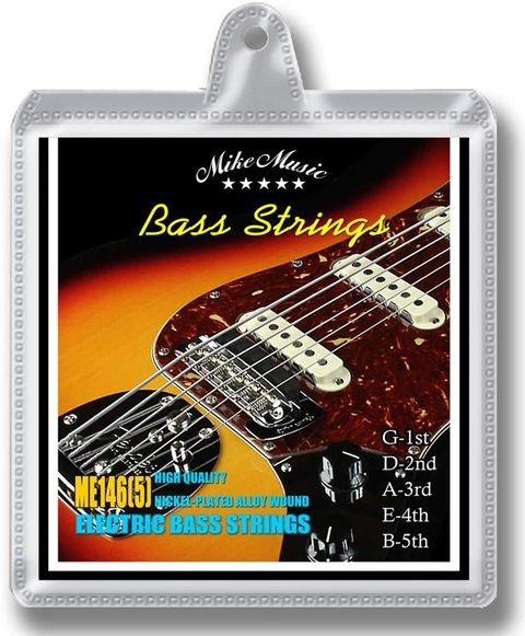 Mike Music 5-String Electric Guitar (40-125) (ME146 Bass Guitar Strings (5))