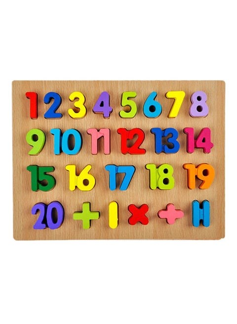 Miss Tiara Educational ABC Numbers Puzzle Game 30 x 22.5 cm