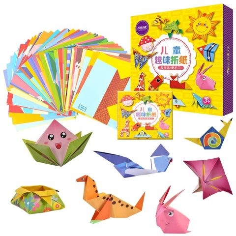 Samdon 108 Pieces Colorful Paper Kids Educational Toys