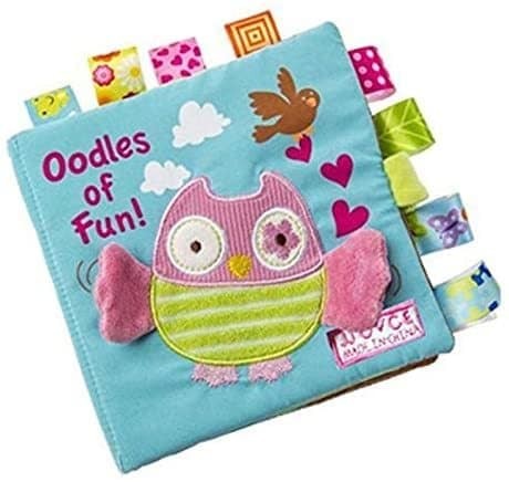 Cloth Owl Story Books Soft Non-toxic Cloth Book Set for Kids Colorful Squeak Rattle Educational Toys for Babies Babies Kids