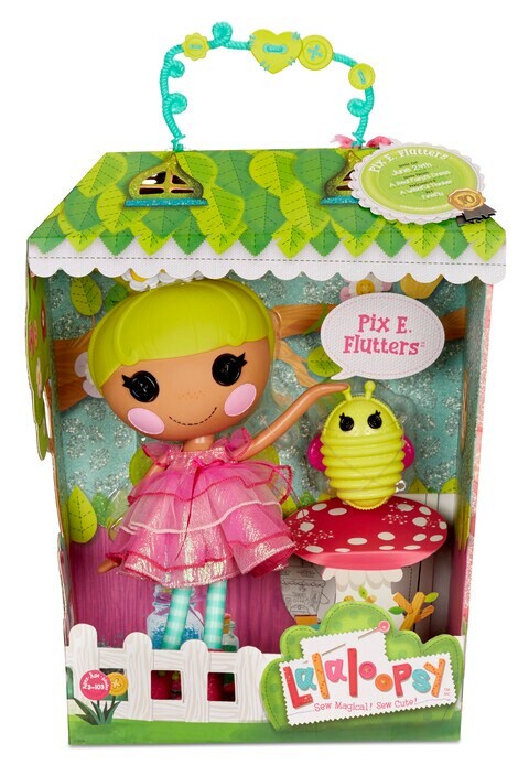 Lalaloopsy 13" Large Doll Pix E Flutters with pet