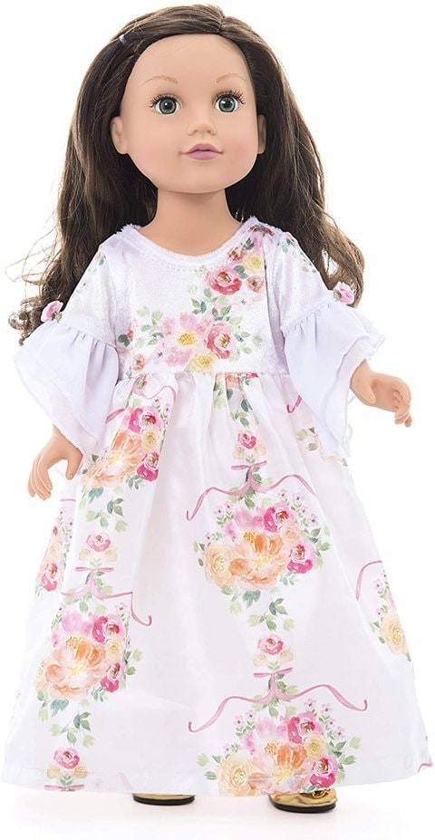 Little Adventures Princess Doll Outfit - White