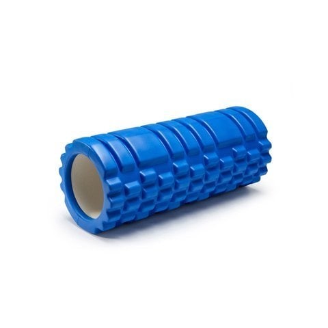 Double Roller Foam Pilates Roller for Fitness Exercise Muscle Massage Yoga (Blue)