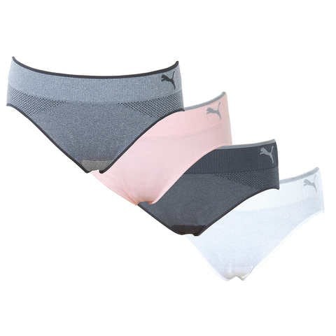 Puma Women's Stretch Bikini Briefs (4 Pieces, Size XS).