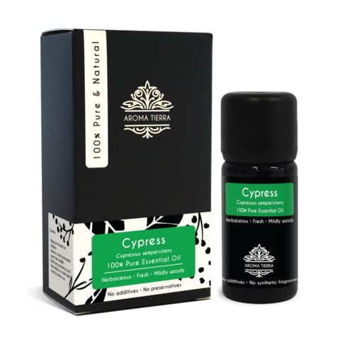 Aroma Tierra Cypress Essential Oil (Spain) - Aroma Tierra - 100% Pure & Natural - 10ml