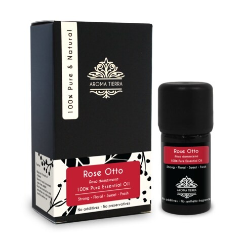 Bulgarian Rose Otto Essential Oil by Aroma Tierra - Aroma Tierra - 100% pure and natural, undiluted - 5ml