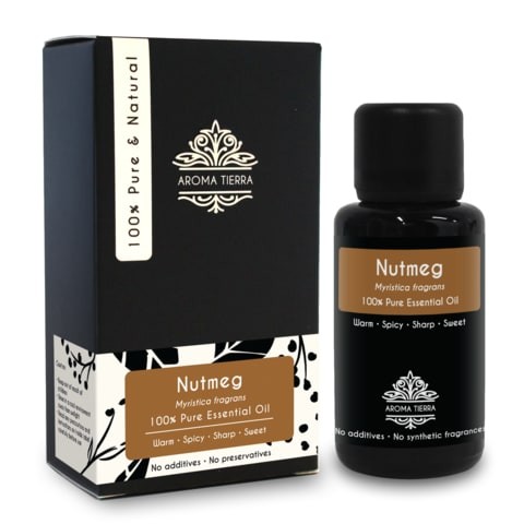 Aroma Tierra Nutmeg Essential Oil - Aroma Tierra - 100% Pure & Natural - 30ml