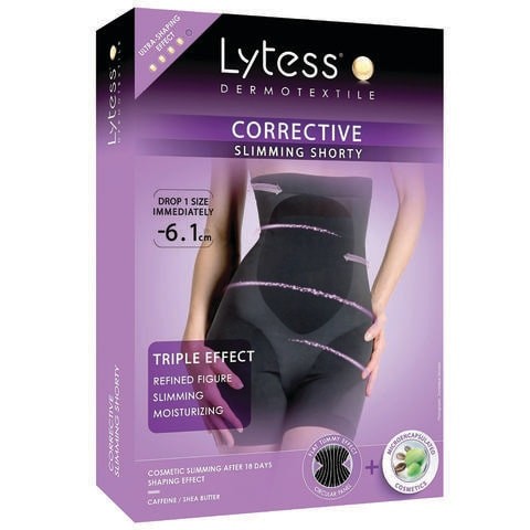 Lytess Slimming Corrector Shorts Black, Size: Small/M