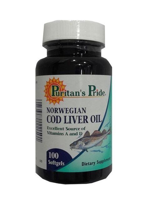 Puritans Pride - 100 Softgels Of Cod Liver Oil