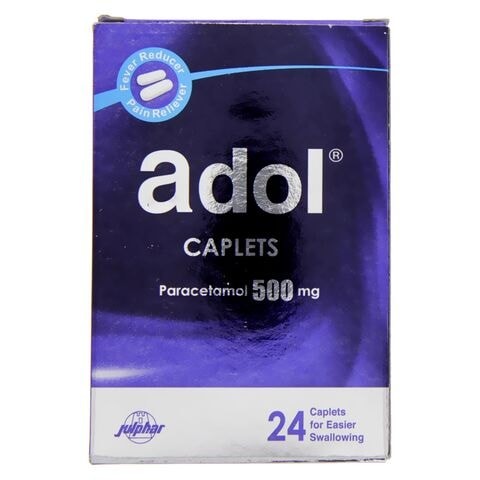 ADOL CAPLETS 500MG-24'S