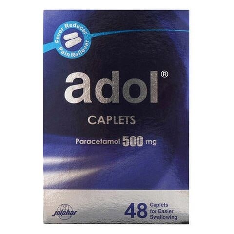 ADOL CAPLETS 500MG-48'S