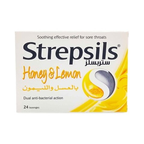 Strepsils Honey And Lemon 24 Tablets