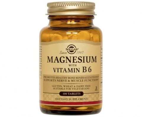 Solgar Vitamin B6 Magnesium Capsules 100 Tab