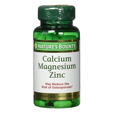 Nature's Bounty Calcium Magnesium Zinc 100 Pieces