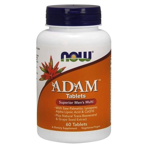 Now Adam's Superior Men's Multi Supplement 60 Tablets