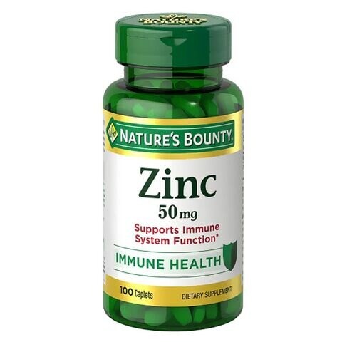 Nature's Bounty Zinc 50 mg x 100