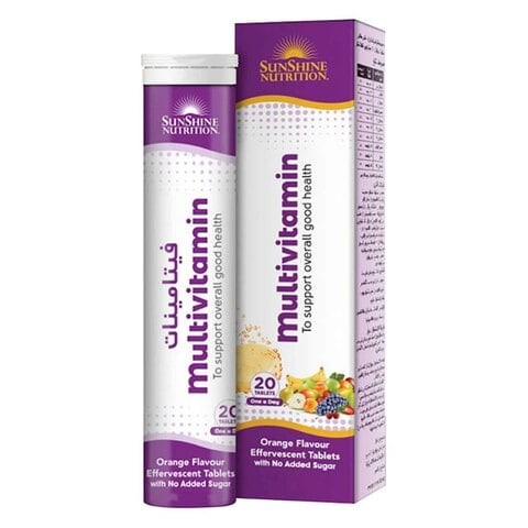 Sunshine Multivitamin Effervescent Tablets - 20 Tablets