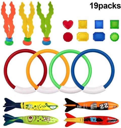 Nosense Kids Gift Set 19 Pieces Underwater Snorkeling Toys