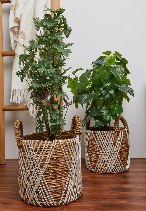 Abyad planter basket (set of 2)