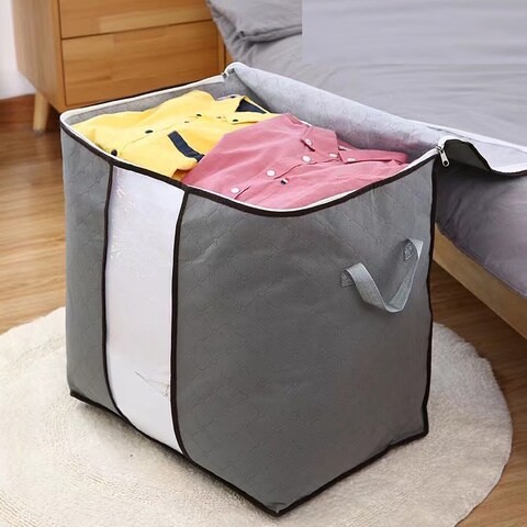 Storage Baskets Storage Bin Stylish Storage Basket Cotton and Linen Fabric Mini Storage Cubes Nursery Storage Baskets with Handles for Shelves &