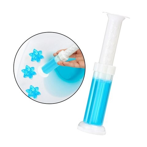 Aiwanto 1Pcs Toilet Cleaning Gel Toilet Freshener Toilet Floret Gel Toilet Cleanser Odorant Freshener Aromatherapy Toilet Freshener Blue