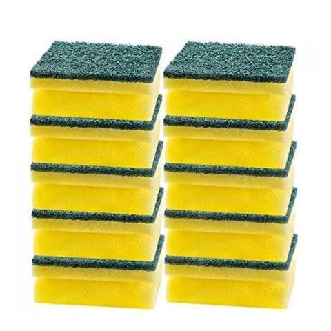 Aiwanto 10Pcs Sponge Brush Dish Washing Brush Sponge Wipe Brush