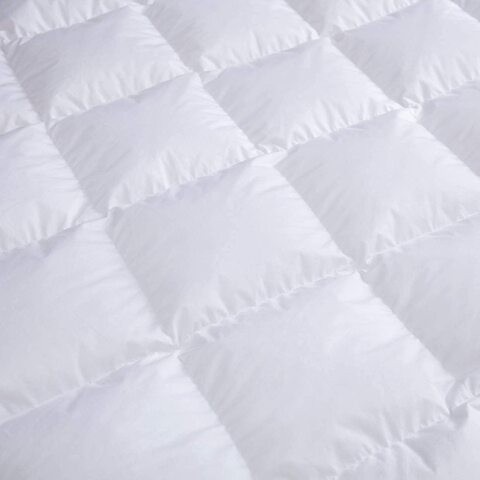 Maestro Duvet 1pc White 144TC Poly Cotton Size: King 240x260 cm