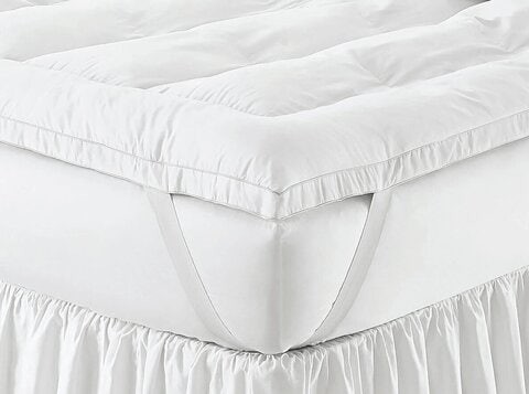 Mattress Topper- (90 X 190 + 5 CM) WHITE