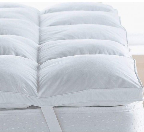 Mattress Topper- (200 X 200 + 7 CM) WHITE