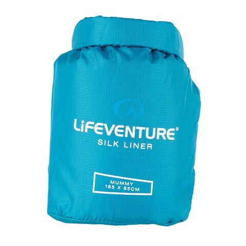 Life Venture Sleeping Bag Liner, Mummy, Aqua