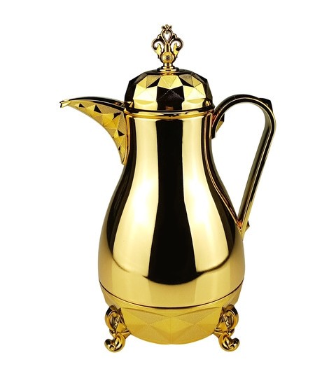 Arabian Dallah Jug by Nissan, 1 Liter, ESMA Approved, Gold CAW-G