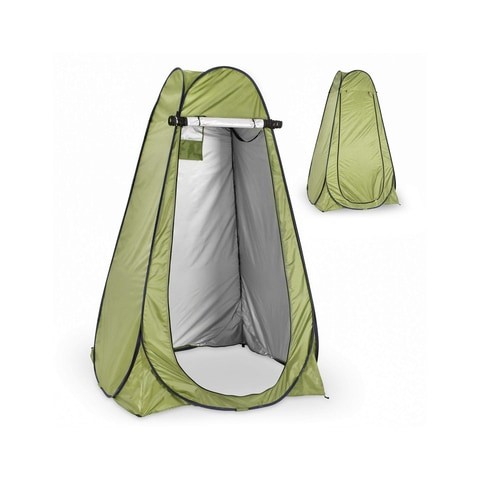 1PC.-Instant Pop Up Green Privacy Tent with Carrying Bag & Built-In Storage Bag, Green.