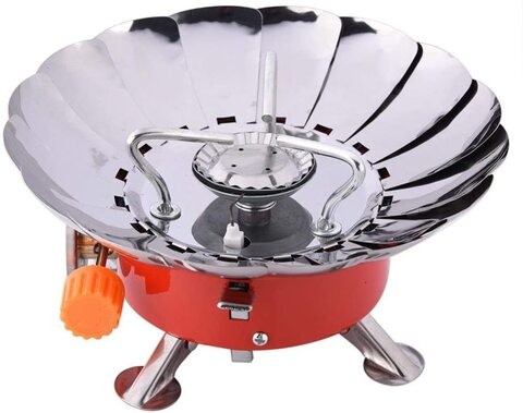 Small Windproof Camping Stove Outdoor Butane Gas Stove Backpacking Gas Stove