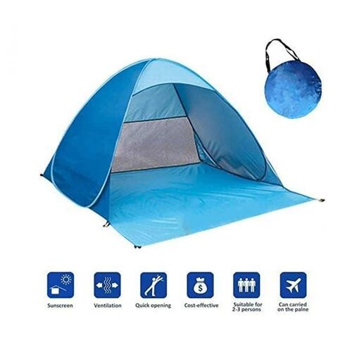 Alyssa lightweight waterproof foldable beach tent with bag | Portable automatic double sunshade